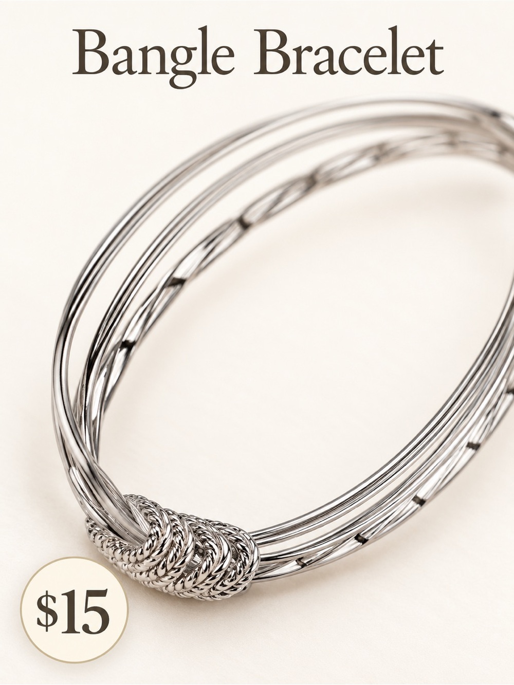 Silver Bangle Bracelet 925 silver